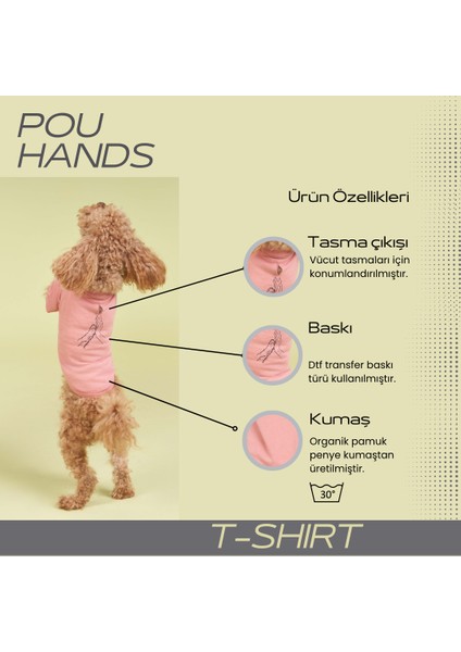 Yeni Pou Serisi - Hands 0-30kg Köpek Tshirt KK-103 fiyatları