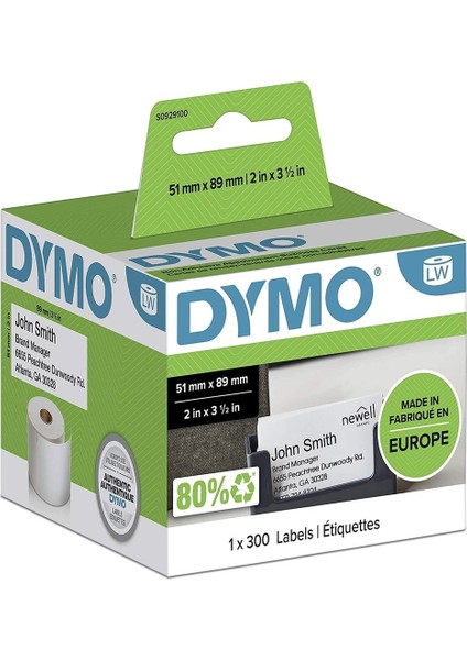 51X89MM Isim Kartı/yaka Kartı Etiketi (S0929100)