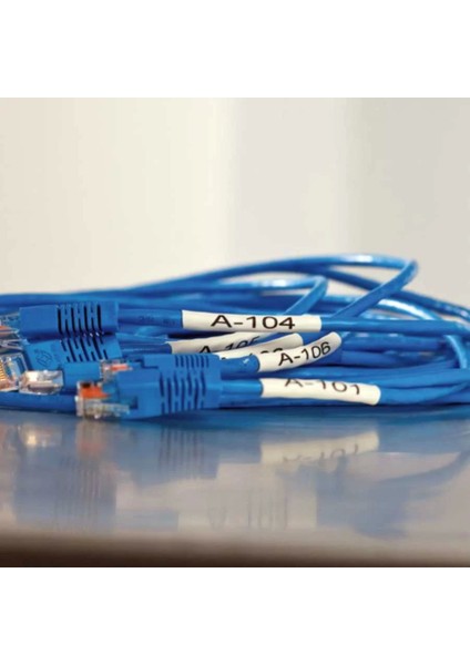 Rhinopro 18055 Beyaz/siyah Isıyla Küçülen Şerit 12 mm x 1,5 mt indirimleri