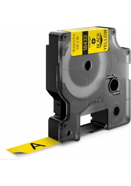 Rhinopro 18432 Sarı/siyah Renkli Vinil Şerit 12 mm x 5,5 mt fiyatları