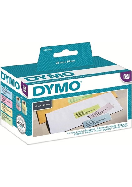 89X28MM Lw Karışık Renkli Adres Etiketi (99011)