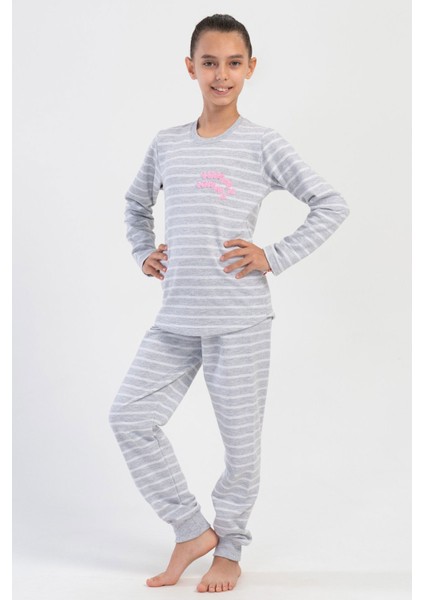 Kız Çocuk Uzun Kol Pijama Takım(7-8/13-14) , 403018