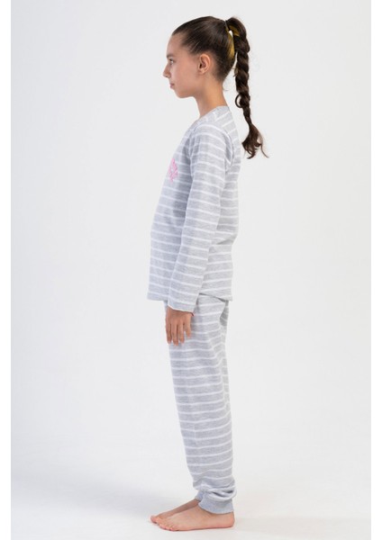Kız Çocuk Uzun Kol Pijama Takım(7-8/13-14) , 403018