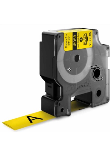 Rhinopro 18058 Sarı/siyah Isıyla Küçülen Şerit 19 mm x 1,5 mt