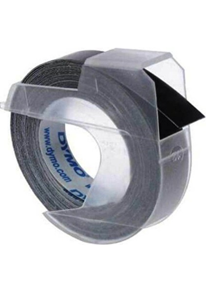 Kabartma Şerit 9MMX3M Siyah (520109)