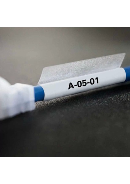 Rhinopro 1734821 Beyaz/siyah Lamine Vinil Şerit 24 mm x 5,5 mt modelleri