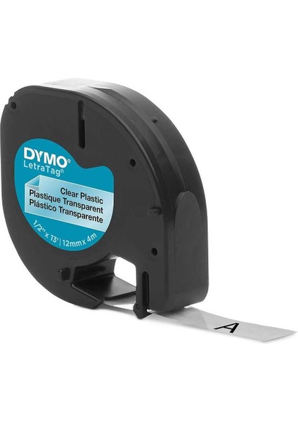 Letratag Şeffaf Plastik Şerit 12268 (12MM x 4 Metre)