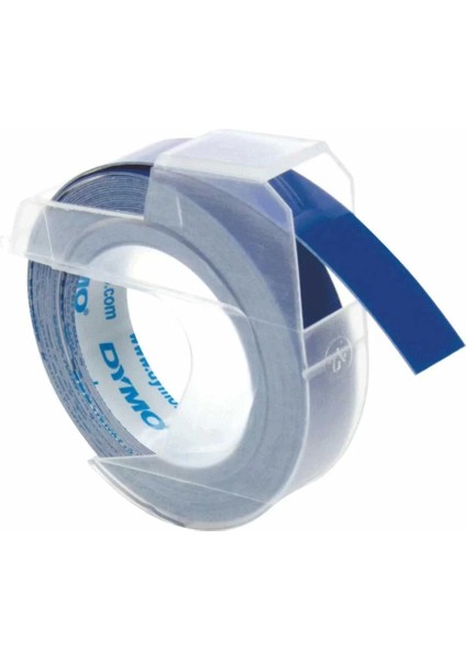 Mavi 3D Plastik Kabartma Yedek Şerit (9mm x 3mt) fiyatları