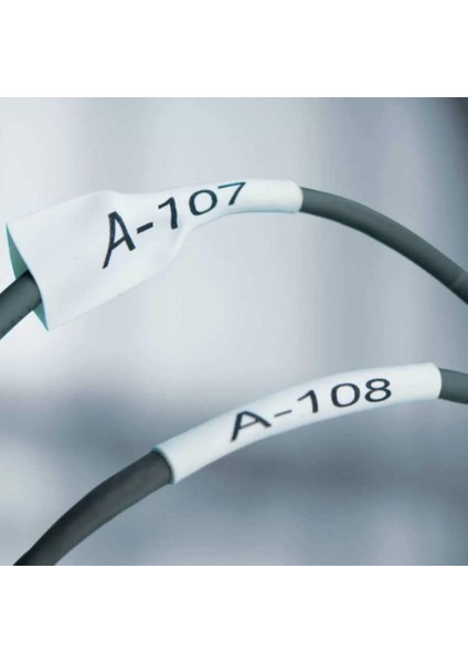 Rhinopro 18057 Beyaz/siyah Isıyla Küçülen Şerit 19 mm x 1,5 mt fırsatları