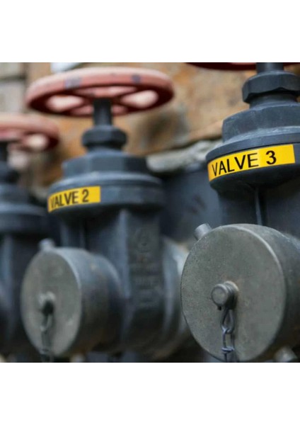 Rhinopro 18445 Beyaz/siyah Renkli Vinil Şerit 19 mm x 5,5 mt modelleri