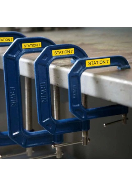 Rhinopro 18445 Beyaz/siyah Renkli Vinil Şerit 19 mm x 5,5 mt fırsatları