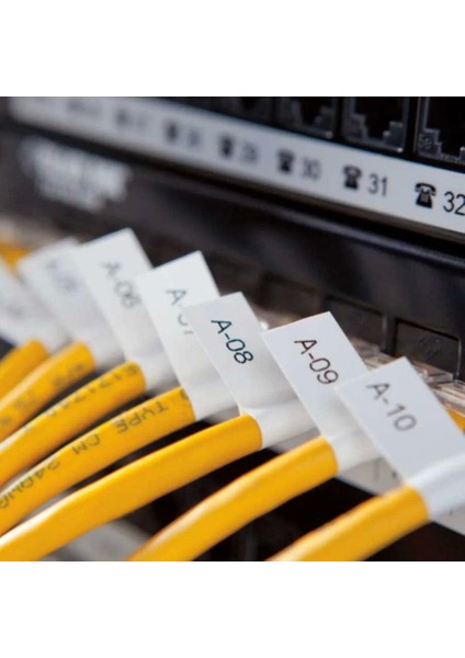 Rhinopro 18488 Beyaz/siyah Esnek Naylon Şerit 12 mm x 3,5 mt indirimleri