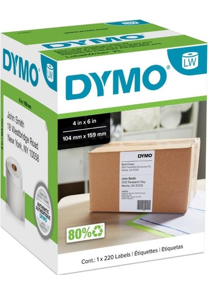 Lw 5xl Ekstra Geniş Sevkiyat Etiketi 104X159 mm (S0904980)