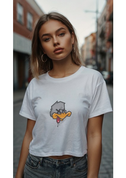 Kadıncropbaskılıt-Shirt Kadıntişört fiyatları