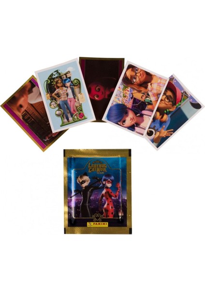 Panini Miraculous Mucize Uğur Böceği Sticker Çıkartma - 36 Paket ( 180 Adet Sticker )