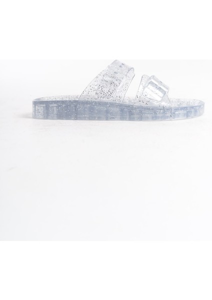 Kadın Jelly Şeffaf Gri Sim Düz Terlik-MSTB165-SGS fırsatları