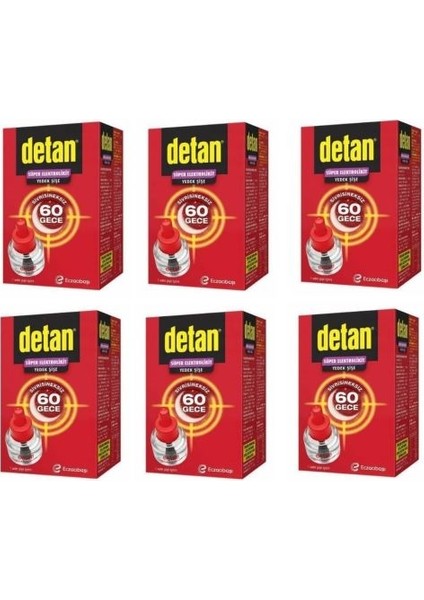 60 Gece Elektrolikit Yedek 6 Paket