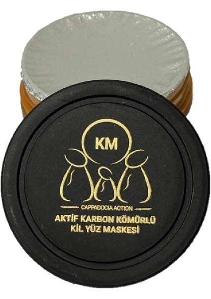 Cappadocia Action Aktif Karbon Kömürlü Kil Yüz Maskesi 250G Yağlı Ciltleri İçin