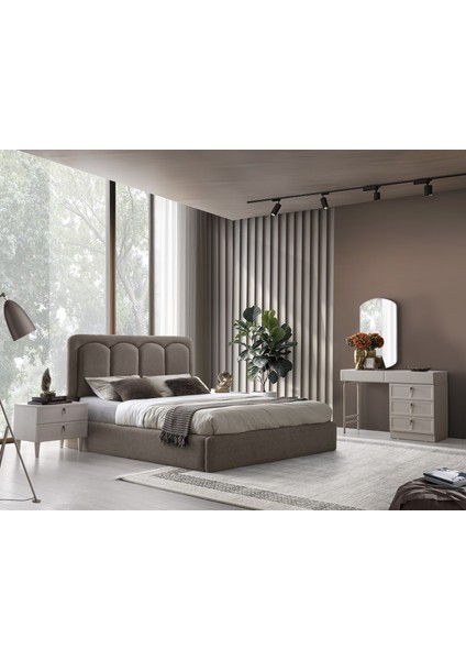 Anamur Mdf Bazalı Yatak Odası Takımı