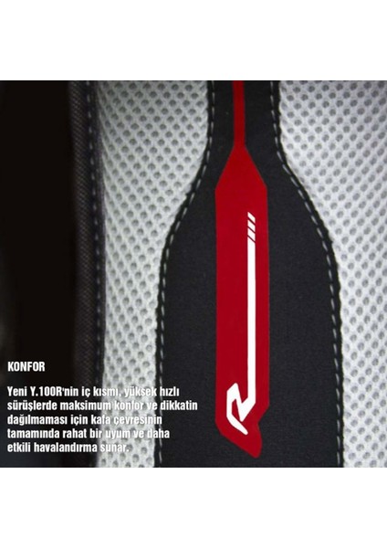 Y.100R Baron Mat Siyah Kask - Xl fiyatları