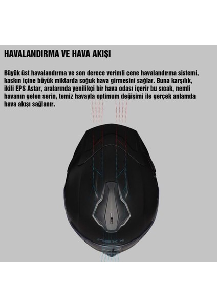 Y.100R Baron Mat Siyah Kask - Xl modelleri