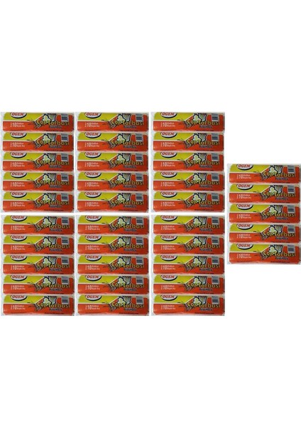 Büyük Boy Çöp Poşeti (65 x 80 Cm) 10 Lu Rulo x 35 Paket Çöp Torbası Siyah