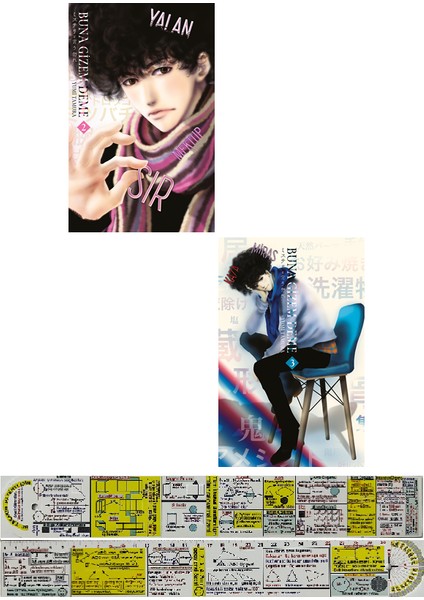 Buna Gizem Deme 2. - 3. Ciltler Manga Seti - Yumi Tamura + Matematik Öğreten Cetvel