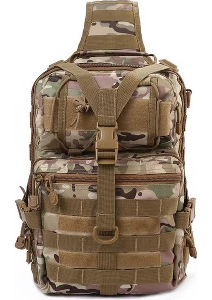 Taktikal TK1002 Bodybag 20 Lt Çapraz Askılı Çanta Kamuflaj