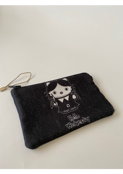 Hello Wednesday Mini Çanta/makyaj Çantası 17*11