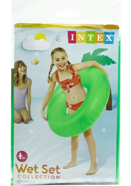 Neon Renkli Simit 91 cm 9+ Yaş 52623 Yeşil fiyatları