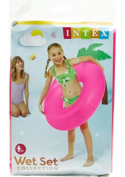 Neon Renkli Simit 91 cm 9+ Yaş 52623 Pembe