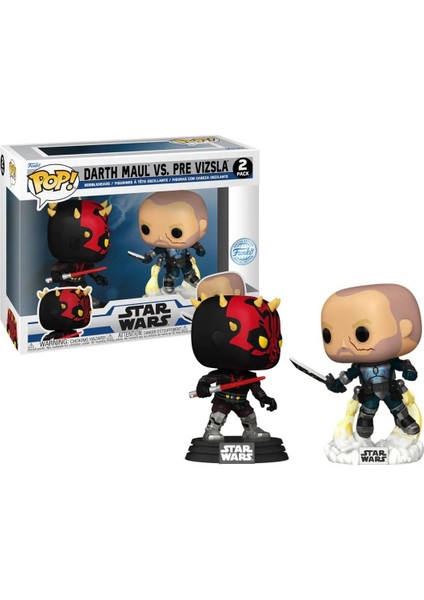 Pop 2-Pack Disney Star Wars Clone Wars Duels - Darth Maul Vs. Pre Vizsla Special Edition