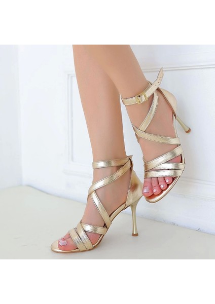 Mariya Gold Cilt Topuklu Ayakkabı fırsatları
