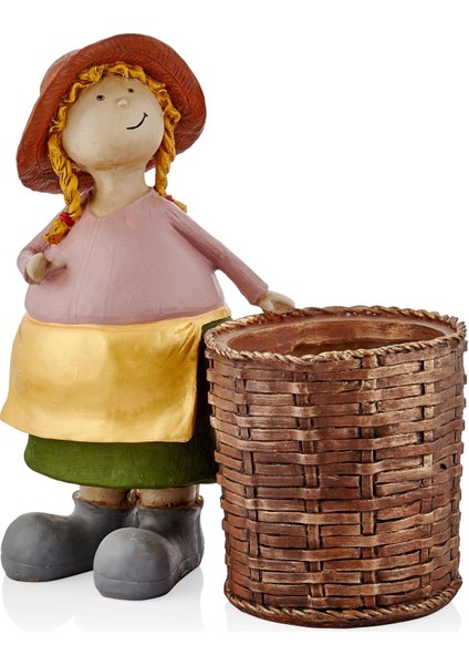 Seta Sepet Tutan Çiftçi Kadınn 50*30*60 cm