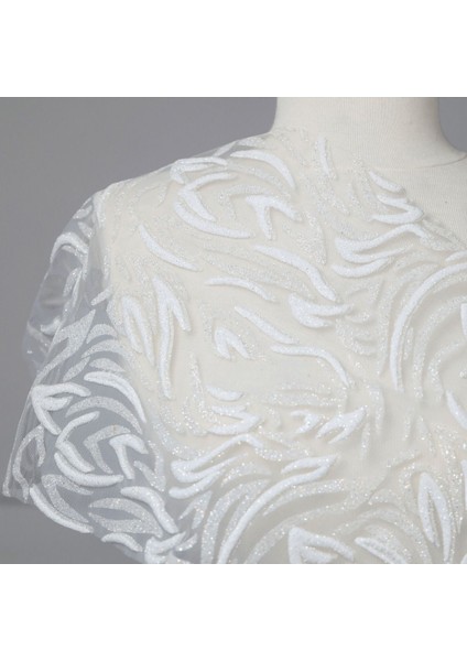 10 Yard Çift Baskı Puffy Tül (Gelinlik Için Hayal Tül 124)