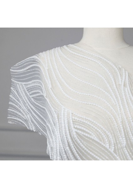 10 Yard Çift Baskı Puffy Tül (Gelinlik Için Hayal Tül 125)