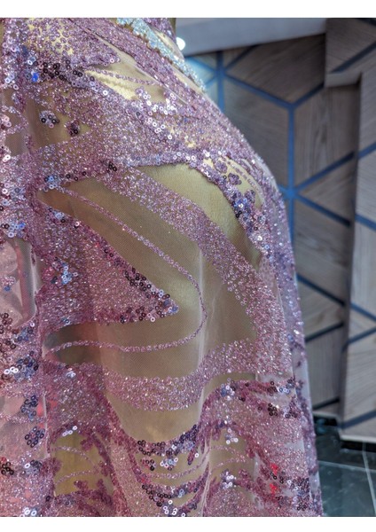 10 Yard Çift Baskı Serigrafili Tulle (Parti Elbiseleri Için 411) fiyatları