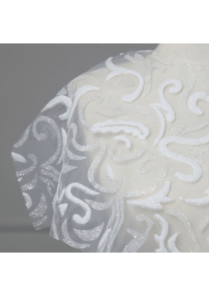 10 Yard Çift Baskı Puffy Tül (Gelinlik Için Hayal Tül 117)