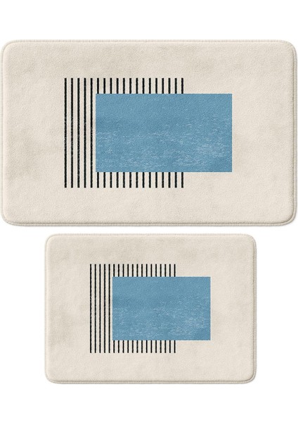 2'li Takım Banyo Paspası, Kaymaz Taban, Makinede Yıkanabilir, Banyo Halısı fiyatları