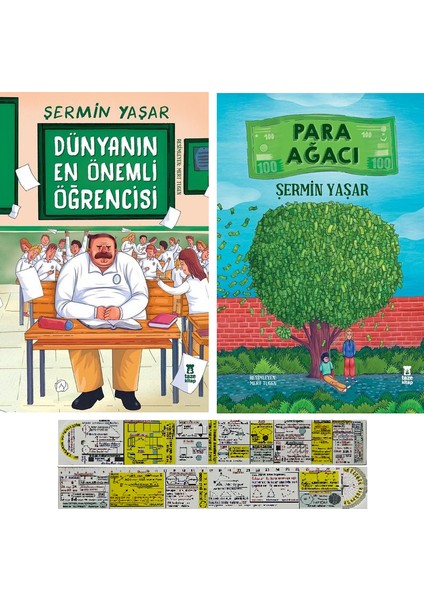 Dünyanın En Önemli Öğrencisi - Para Ağacı 2 Kitap - Şermin Yaşar - Matematik Öğreten Cetvel