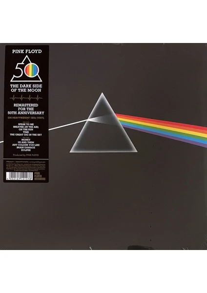 Pink Floyd The Dark Side Of The Moon 50TH Anniversary Plak