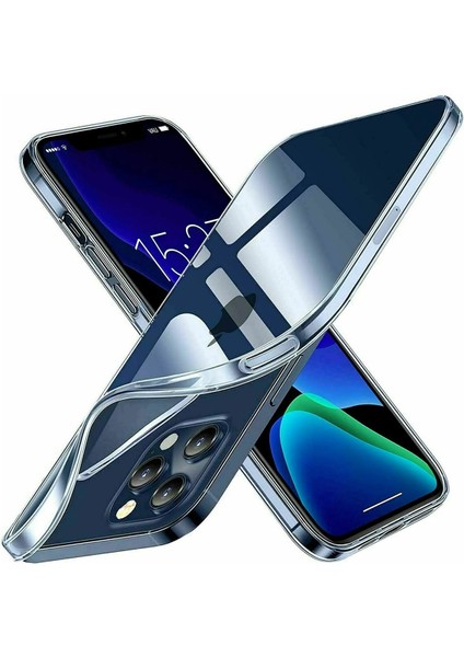 Apple iPhone 15 Pro Kılıf Lüx Şeffaf Silikon