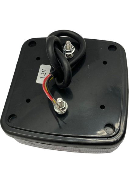 12V-24V Stop Lambası (Ledli) (Kare) Beko Loder-Komatsu-Volvo (103*107 Mm)