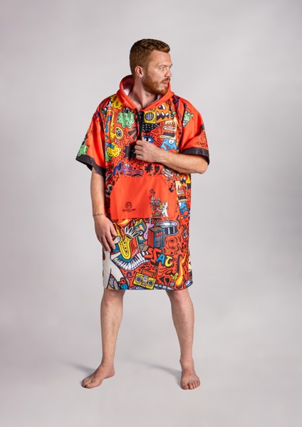 Unisex Tasarım Baskılı Havlu Panço modelleri