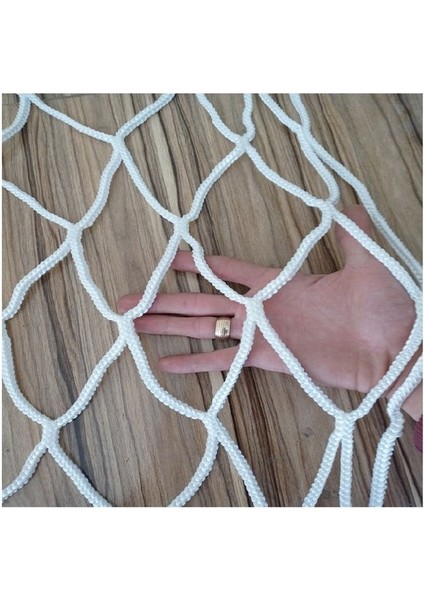 1,50X 7 Metre Balkon Merdiven Güvenlik Filesi Ağı Kalınlık 6 mm Göz 10 x 10 cm