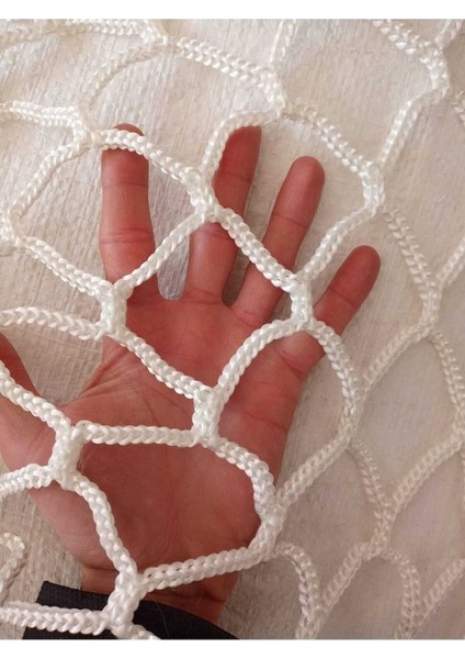 6 mm 2 x 6 Metre ( Göz 5 Cm) Balkon Güvenlik Filesi Çocuk Emniyet Ağı Merdiven Güvenlik Filesi Ağı