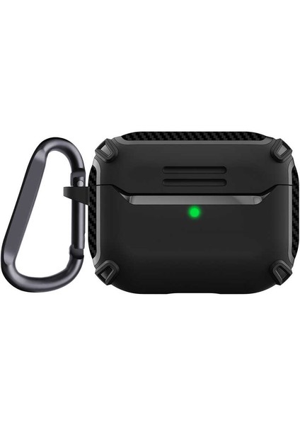 Air Pods Pro 2 Kılıf Airbag 26 Silikon-Siyah