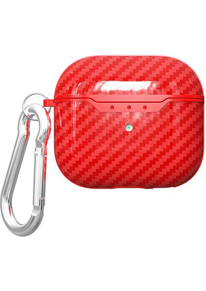 Air Pods 3. Nesil Kılıf Airbag 05 Silikon-Kırmızı