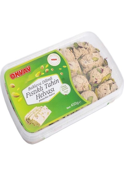 x 2 Adet Baklava Dilimli Fıstıklı Helva 450 gr