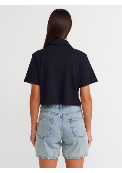 71677 Relax Denim Şort-Tint